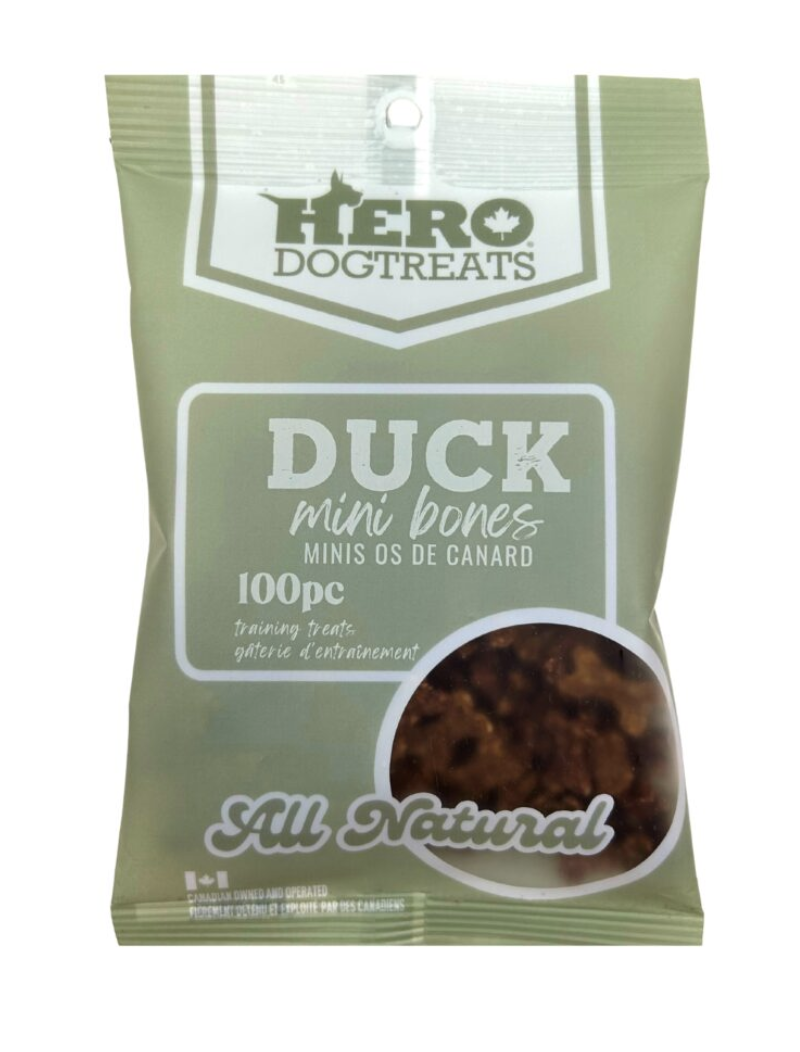 Load image into Gallery viewer, Hero Duck Mini Bones – 100 Pieces