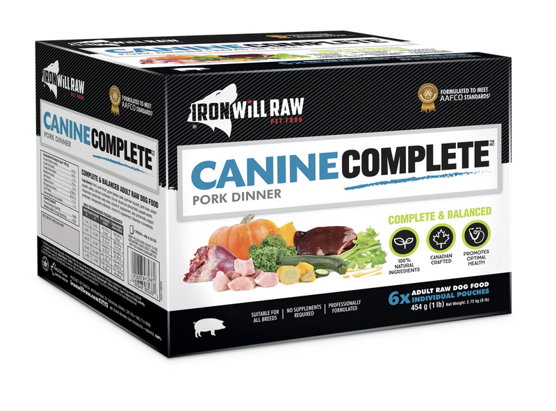 Load image into Gallery viewer, Iron Will Raw Canine Complete Pork Dinner