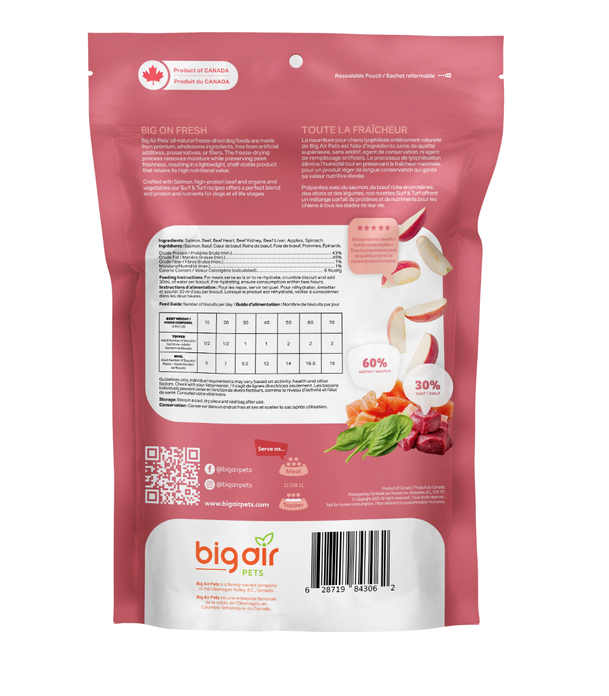 Load image into Gallery viewer, Big Air Pets Freeze Dried Surf & Turf 454g