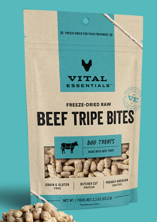 Vital Essentials Freeze-Dried Beef Tripe Bites 2.3oz
