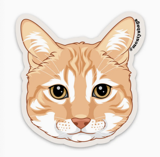 Monty's Max Vinyl Sticker