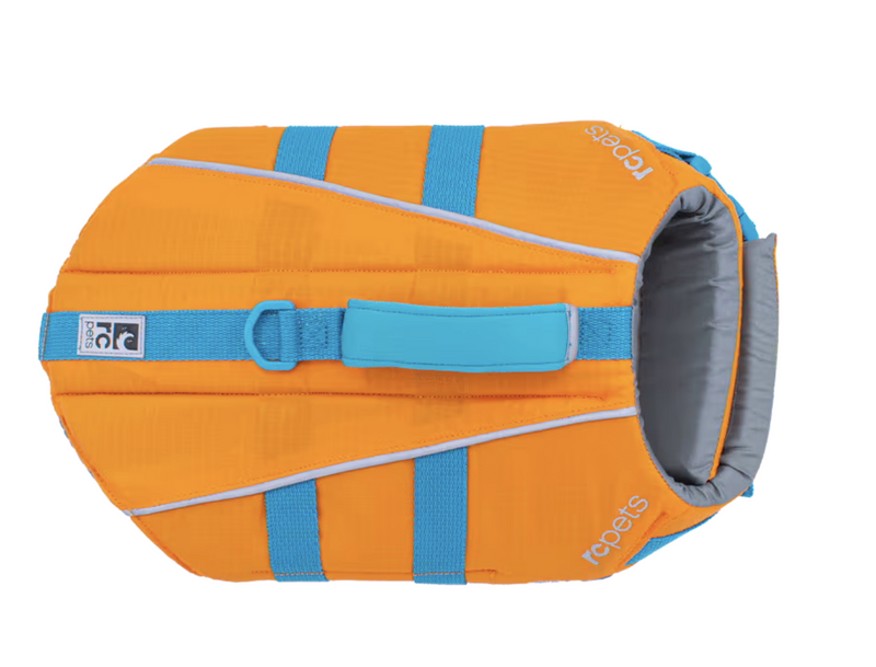 Load image into Gallery viewer, RC Pets Tidal Life Vest Orange/Teal