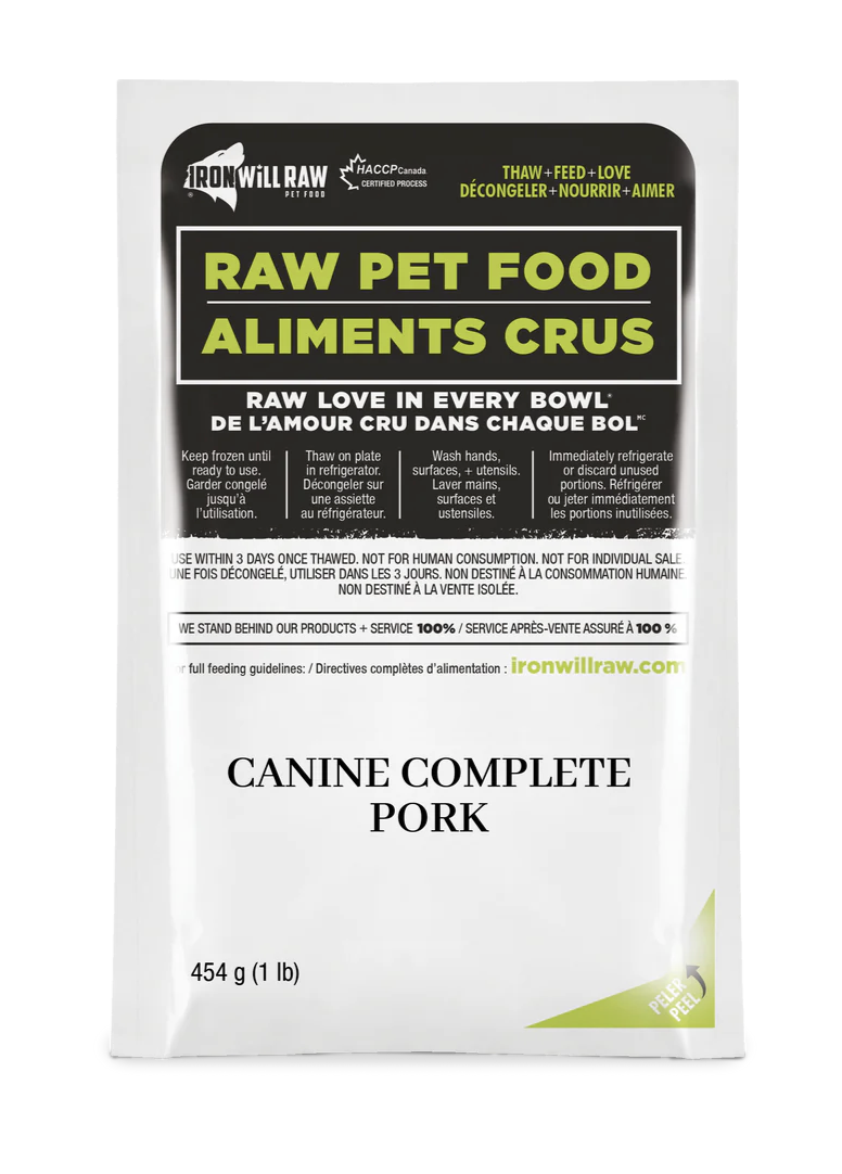 Load image into Gallery viewer, Iron Will Raw Canine Complete Pork Dinner