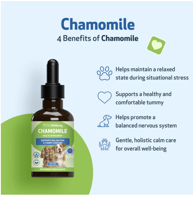 Load image into Gallery viewer, Pet Wellbeing Chamomile for Dogs