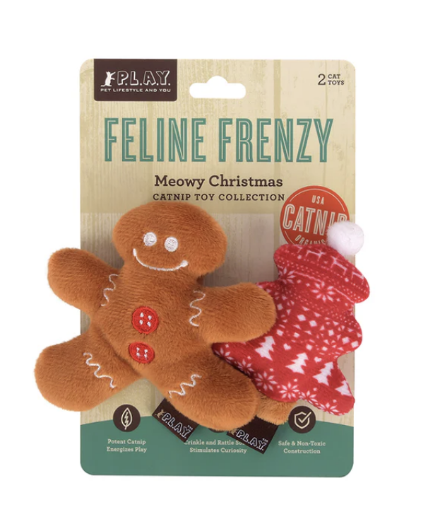 Load image into Gallery viewer, PLAY Feline Frenzy Meowy Christmas