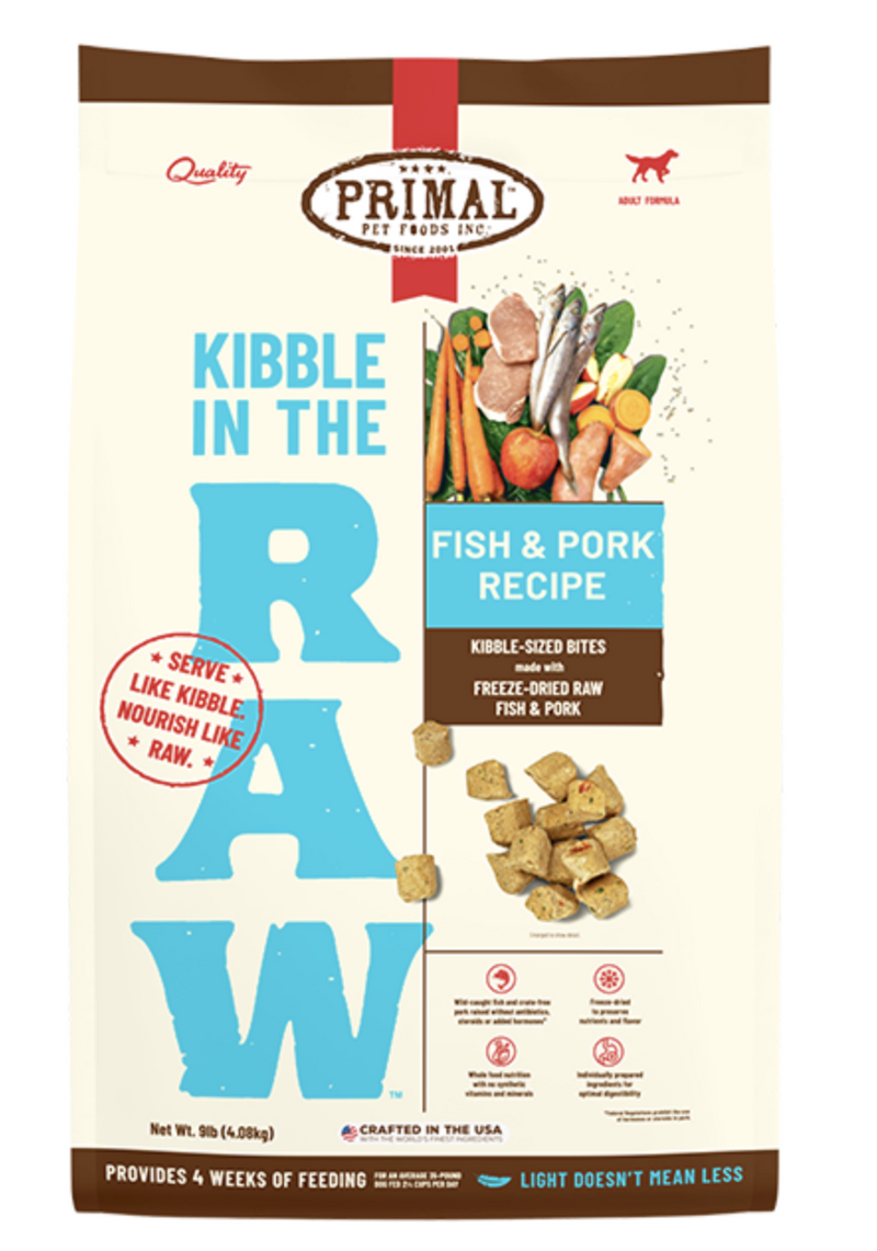 Load image into Gallery viewer, Primal Dog Kibble in the Raw Fish & Pork