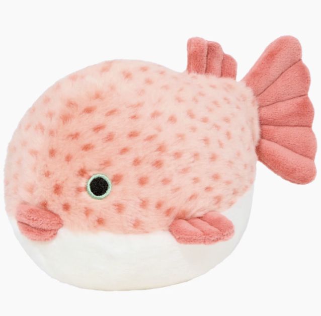 Load image into Gallery viewer, Fluff & Tuff Dottie Puffer Fish 8"