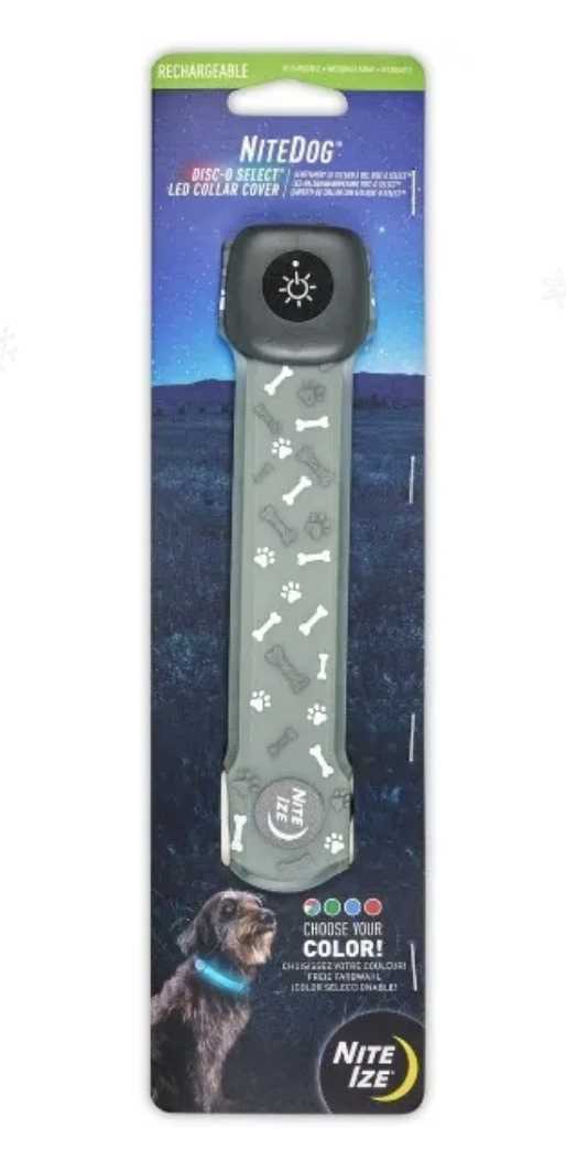 Load image into Gallery viewer, Nite Ize NiteDog Rechargeable LED Collar Cover Disc-O Select