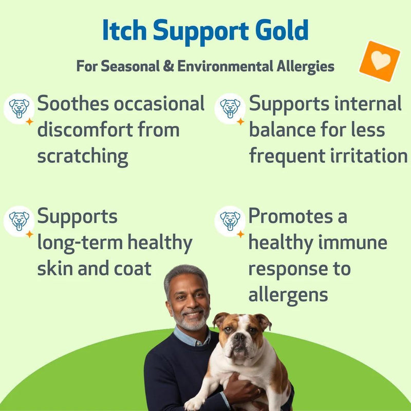 Load image into Gallery viewer, Pet Wellbeing Itch Support Gold