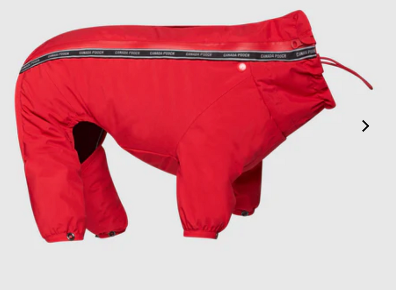 Load image into Gallery viewer, Canada Pooch Snow Suit Red
