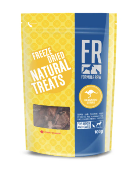 Formula Raw Freeze Dried Kangaroo Strips Treats 100g