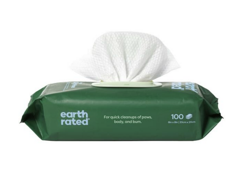 Load image into Gallery viewer, Earth Rated Textured Grooming Wipes 100pk