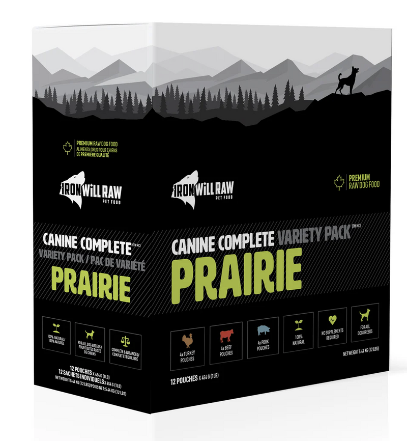 Load image into Gallery viewer, Iron Will Raw Canine Complete Prairie Variety