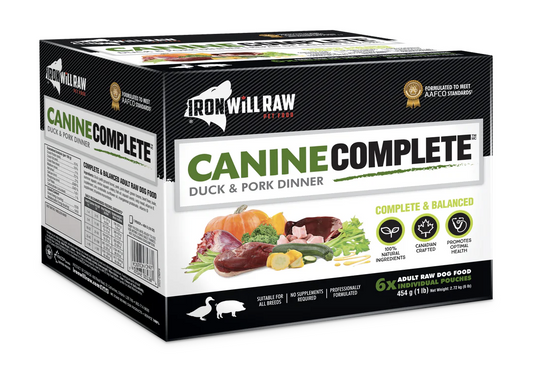 Iron Will Raw Canine Complete Duck & Pork Dinner