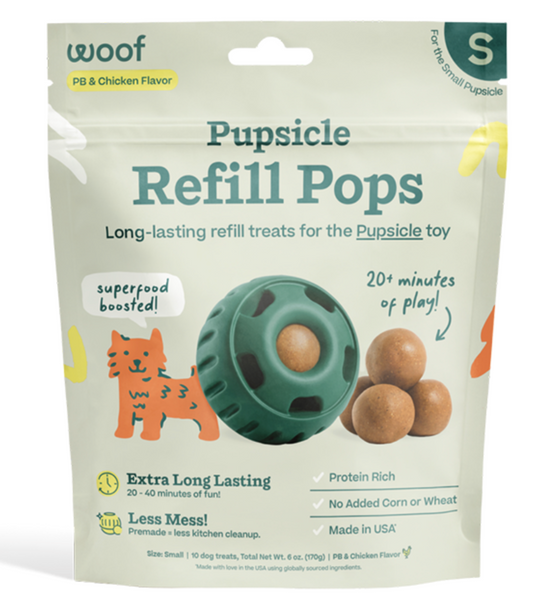 Woof Dog Pupsicle Pops Chicken & Peanut Butter