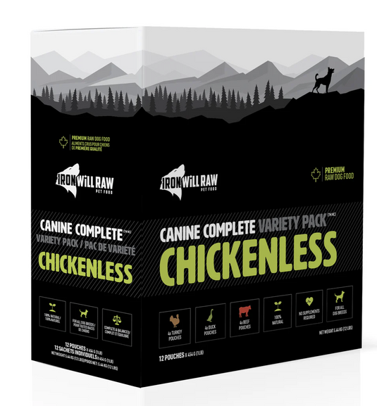 Iron Will Raw Canine Complete Chickenless Variety