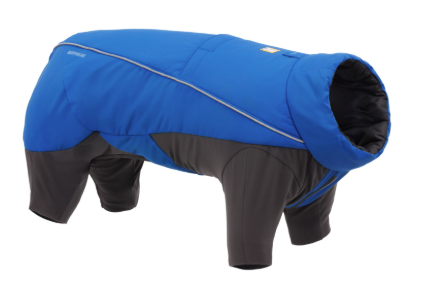 Load image into Gallery viewer, Ruffwear Vert Coverall Jacket Blue Pool