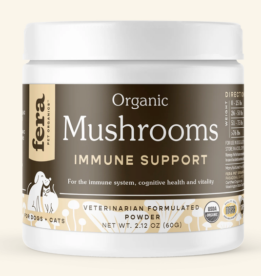Fera Pet Organics USDA Organic Mushroom Blend for Immune Support