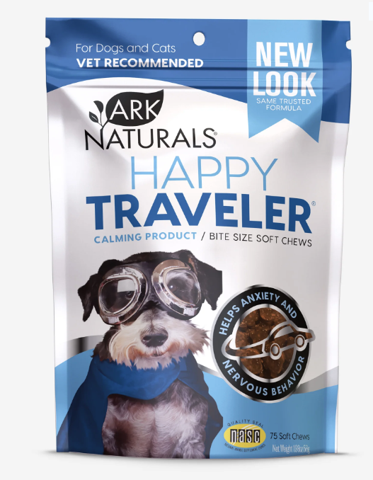 Load image into Gallery viewer, Ark Naturals Happy Traveler Soft Chew (Pet Calmer) 70 ct