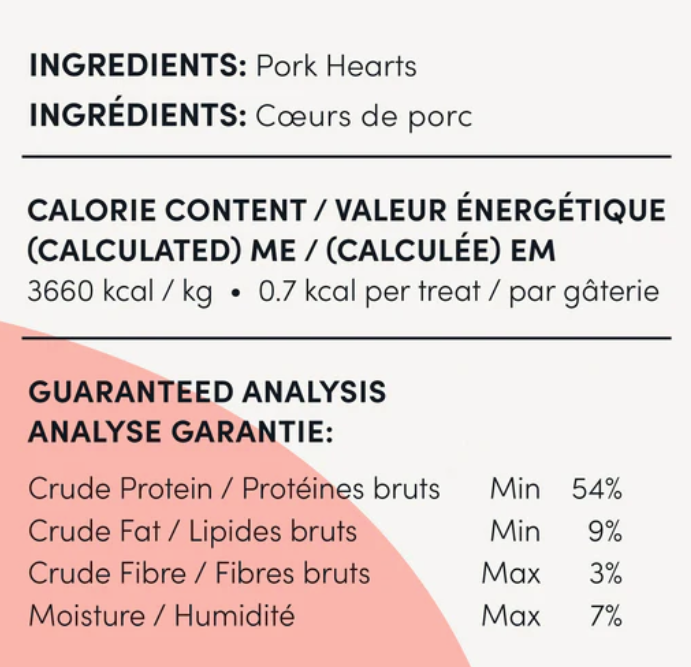 Load image into Gallery viewer, Crumps Mini Trainers Mini Trainers Freeze-dried Pork Hearts 55g