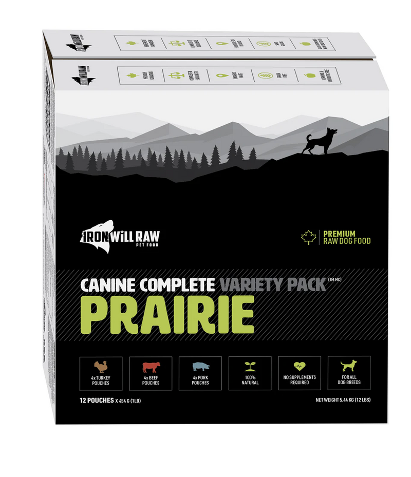 Load image into Gallery viewer, Iron Will Raw Canine Complete Prairie Variety