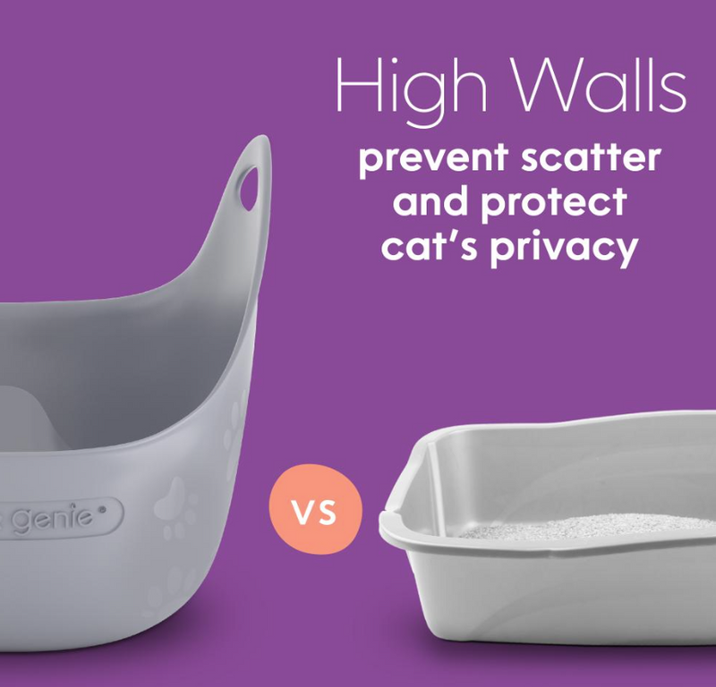 Load image into Gallery viewer, Litter Genie Cat Litter Box With Scoop Grey