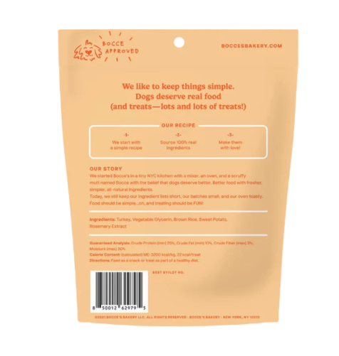 Load image into Gallery viewer, Bocce's Bakery Dog Jerky Sticks Turkey Grazers 4oz - Discover Dogs