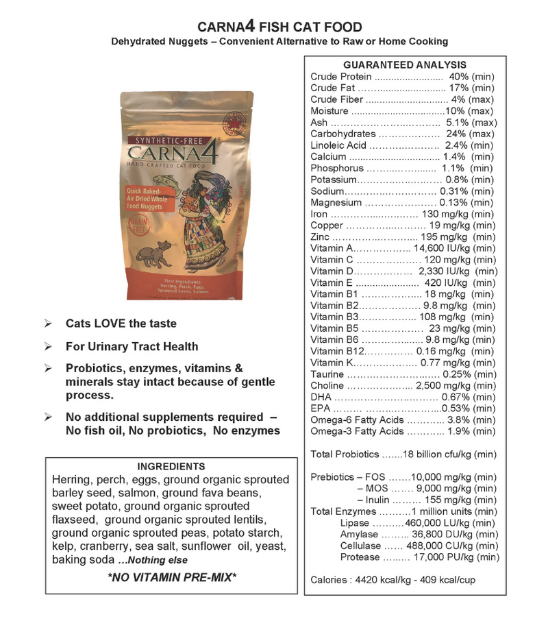 Load image into Gallery viewer, Carna4 Fish Formula Cat Food