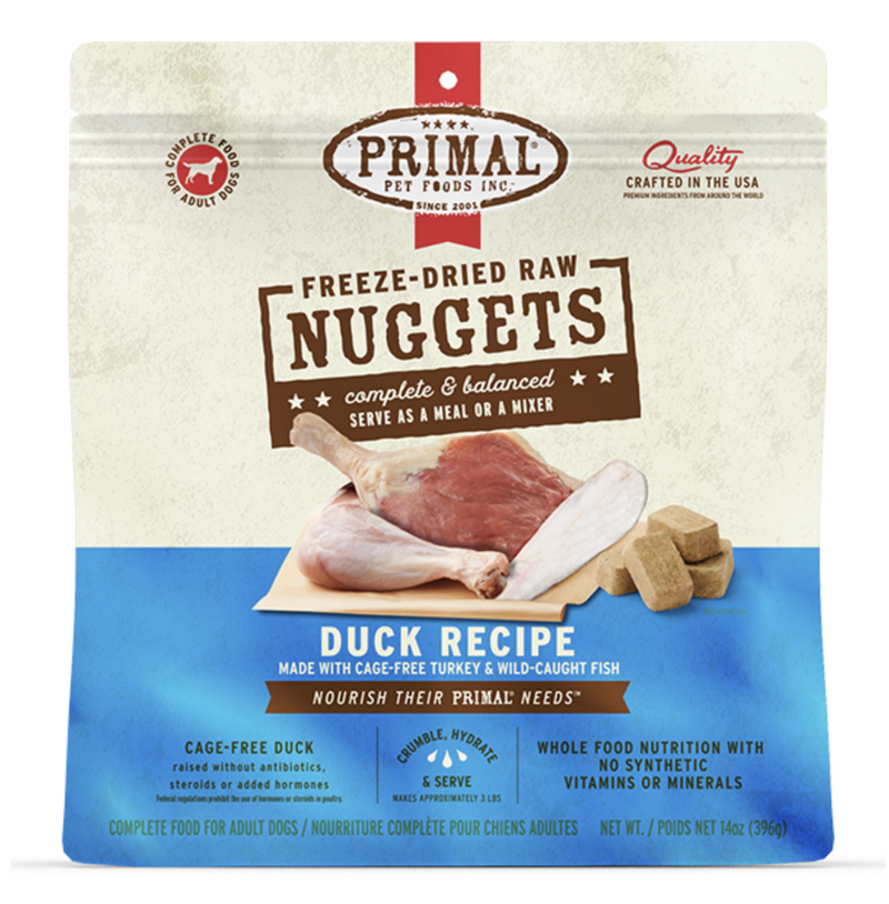 Load image into Gallery viewer, Primal Dog Freeze-dried Duck w/ Turkey & Fish