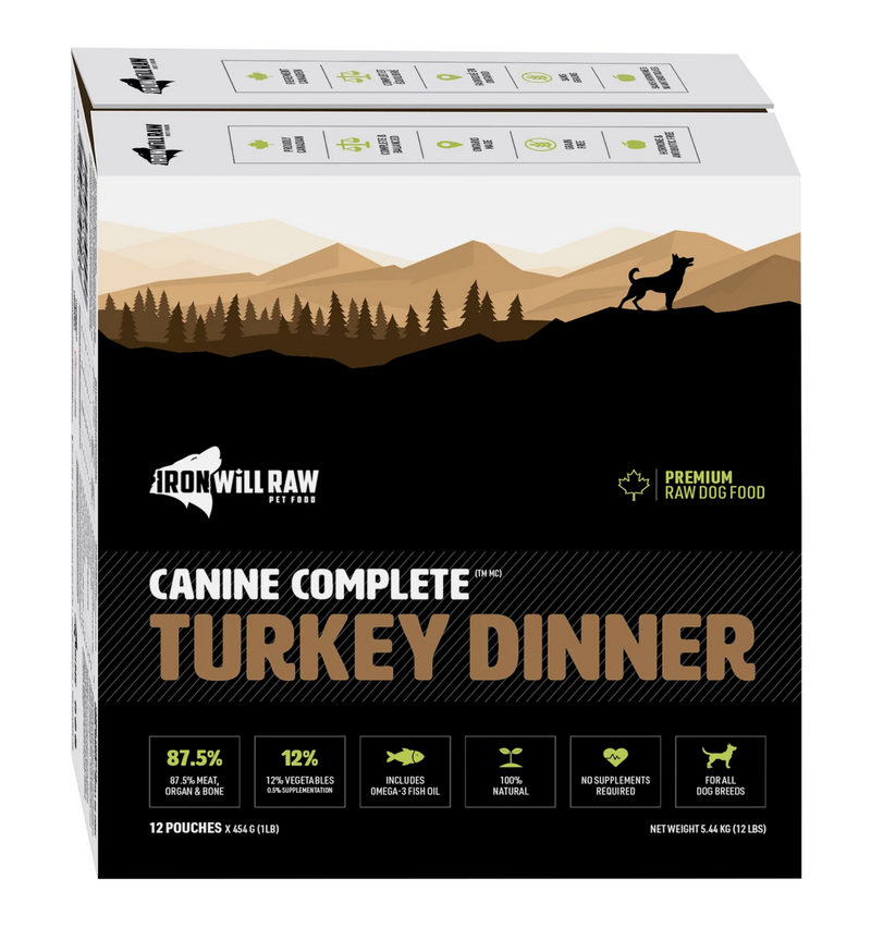 Load image into Gallery viewer, Iron Will Raw Canine Complete Turkey & Beef Dinner