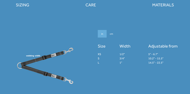 Load image into Gallery viewer, RC Primary Adjustable Coupler Black - Discover Dogs