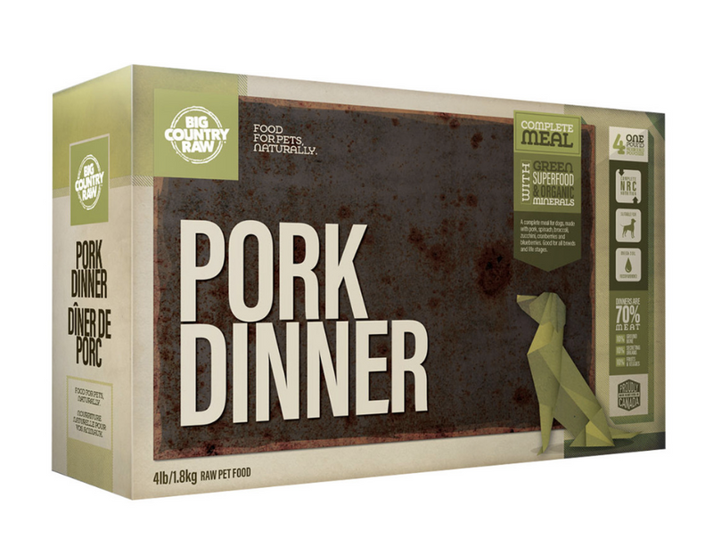 Load image into Gallery viewer, Big Country Raw Pork Dinner 4lb