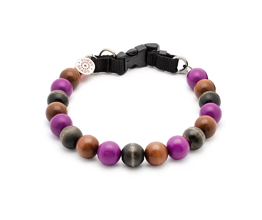 Load image into Gallery viewer, Furrybeads Collar 34 - Cafe Royale - Discover Dogs