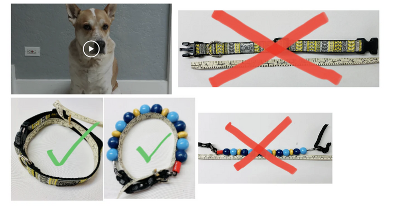 Load image into Gallery viewer, Furrybeads Collar 34 - Cafe Royale - Discover Dogs