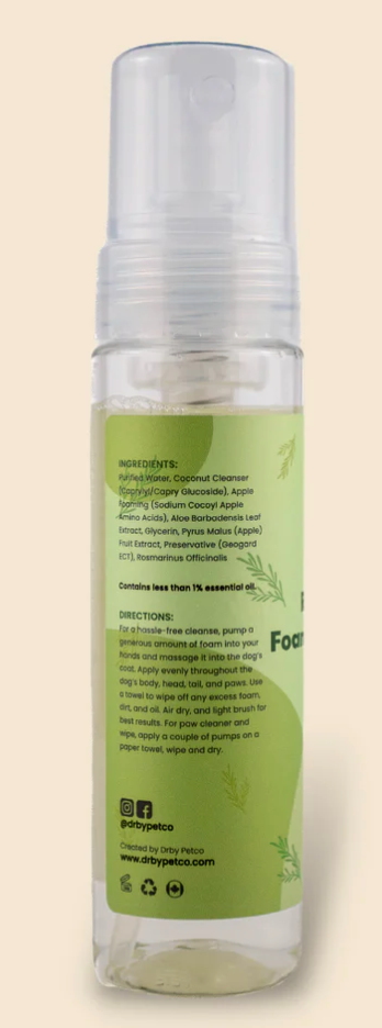Load image into Gallery viewer, Drby Pet Co Rinse-Free Foaming Cleanser Unscented