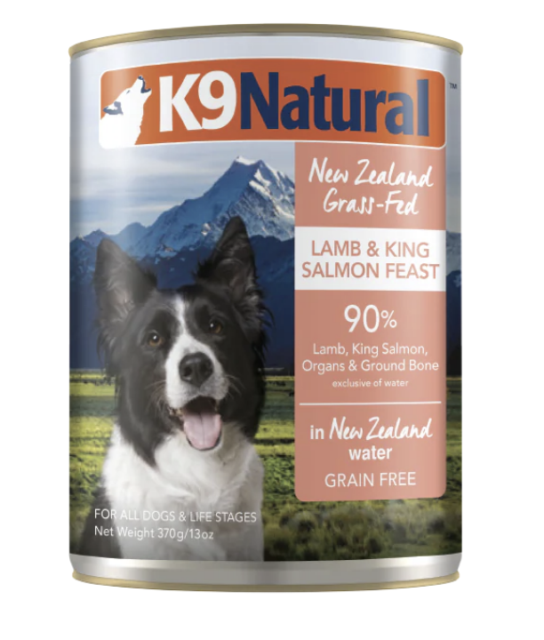 Load image into Gallery viewer, K9 Natural Lamb & King Salmon Can 370g