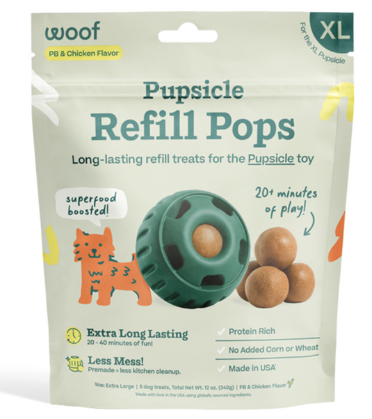 Woof Dog Pupsicle Pops Chicken & Peanut Butter