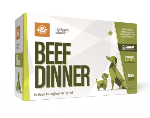 Load image into Gallery viewer, Big Country Raw Beef Dinner 4lb - Discover Dogs