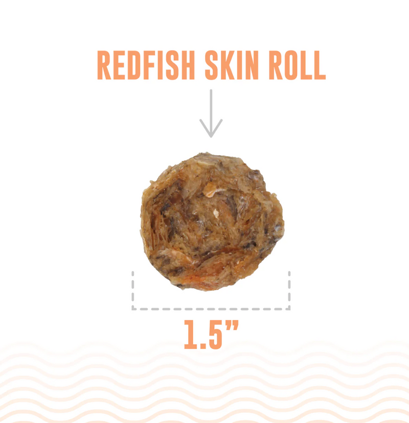 Load image into Gallery viewer, Icelandic Redfish Skin Rolls 3oz
