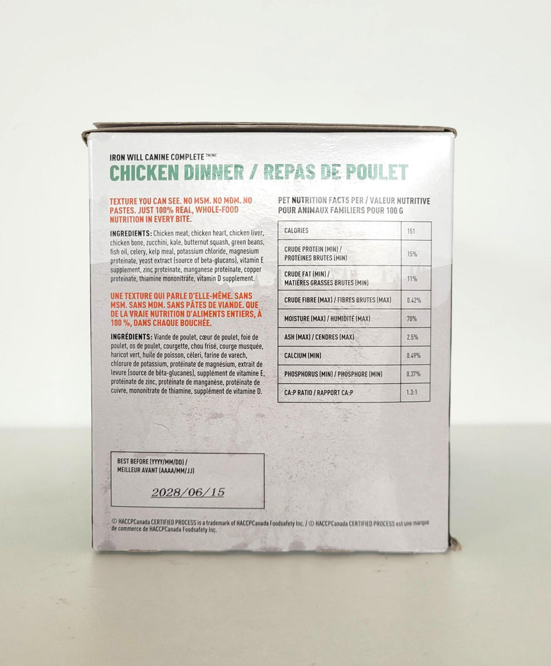 Load image into Gallery viewer, Iron Will Raw Complete Chicken Single Protein 6lb