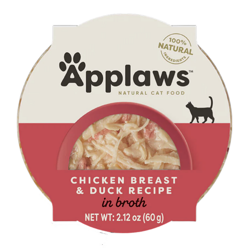 Load image into Gallery viewer, Applaws Chicken Breast & Duck Pots 60g