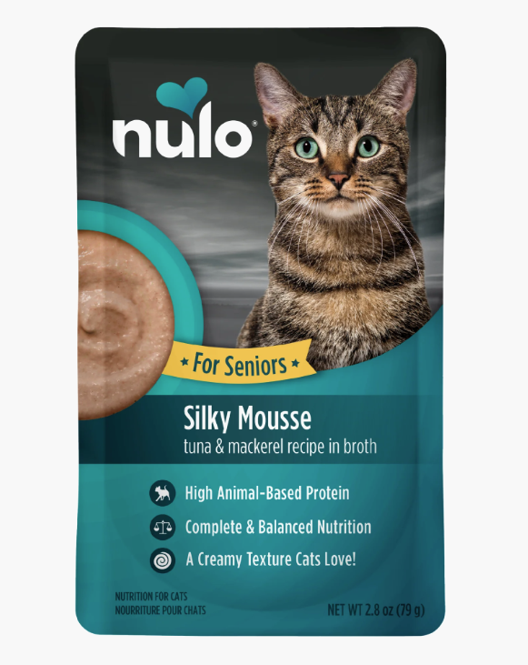 Load image into Gallery viewer, Nulo Cat Cat Silky Mousse Senior Tuna & Mackerel 2.8oz