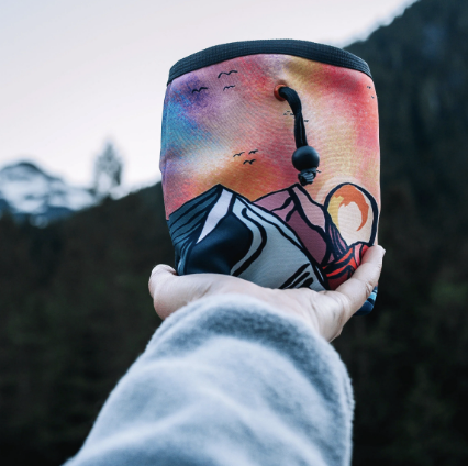 Load image into Gallery viewer, Woof & Stuff Sunrise Peaks Treat Pouch