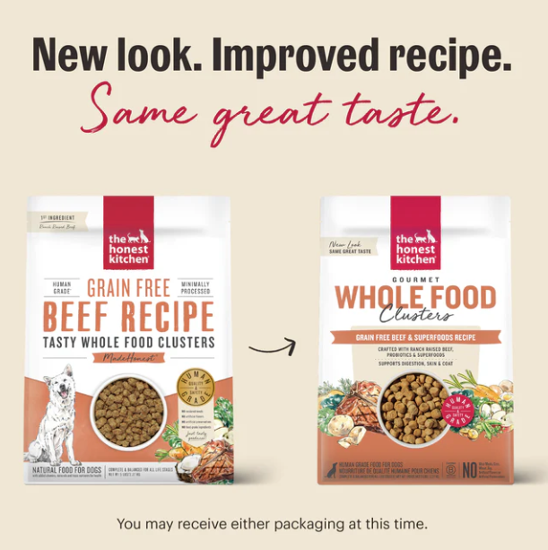 Load image into Gallery viewer, Honest Kitchen Grain Free Beef Whole Food Clusters