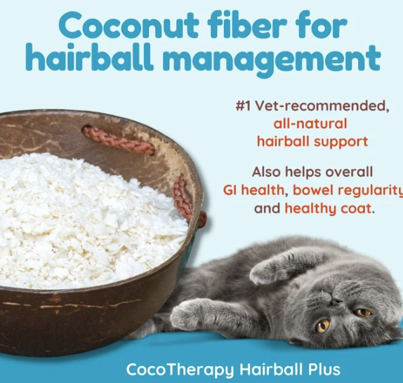 Load image into Gallery viewer, CocoTherapy Hairball Plus Fiber for Cats 7 oz