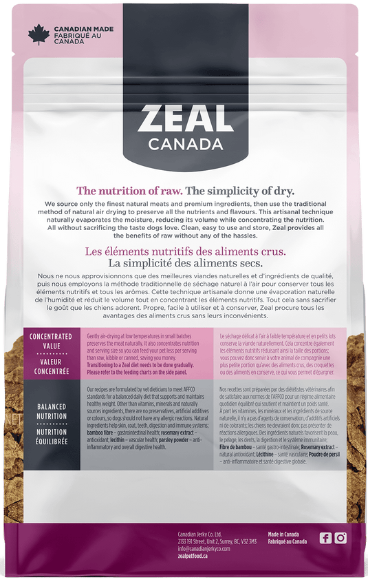 Zeal Air Dried Turkey Recipe - Discover Dogs Online