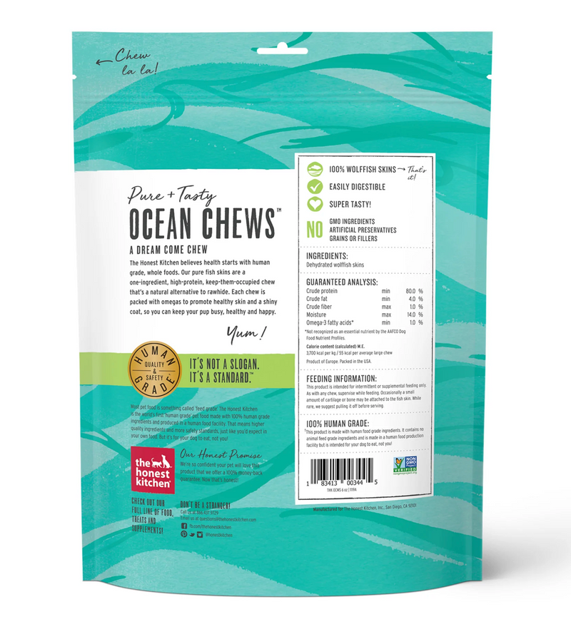 Load image into Gallery viewer, The Honest Kitchen Hearty Wolffish Ocean Chews