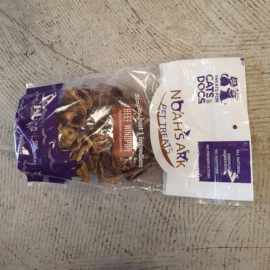 Noah's Ark Beef Windpipe Pack 300g - Discover Dogs Online