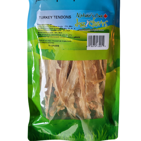 Nature's Own Turkey Tendons 70g