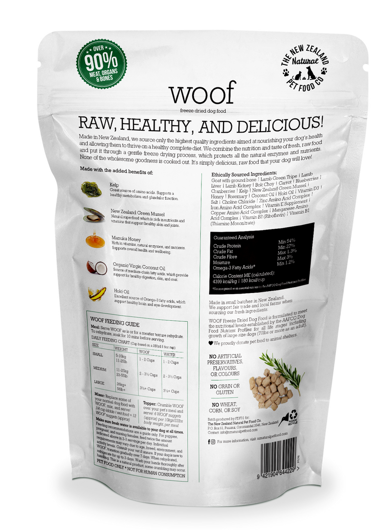 Load image into Gallery viewer, NZ Natural Woof Freeze-dried Wild Goat